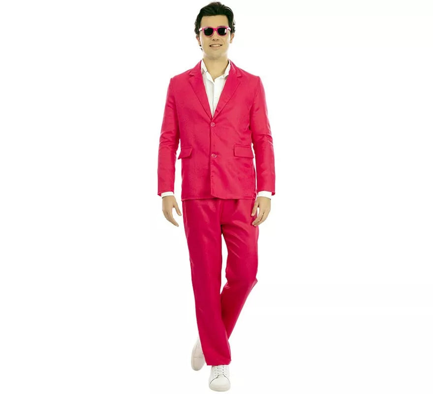 Translation missing: es.Disfraz de Traje Neón rosa para hombre
