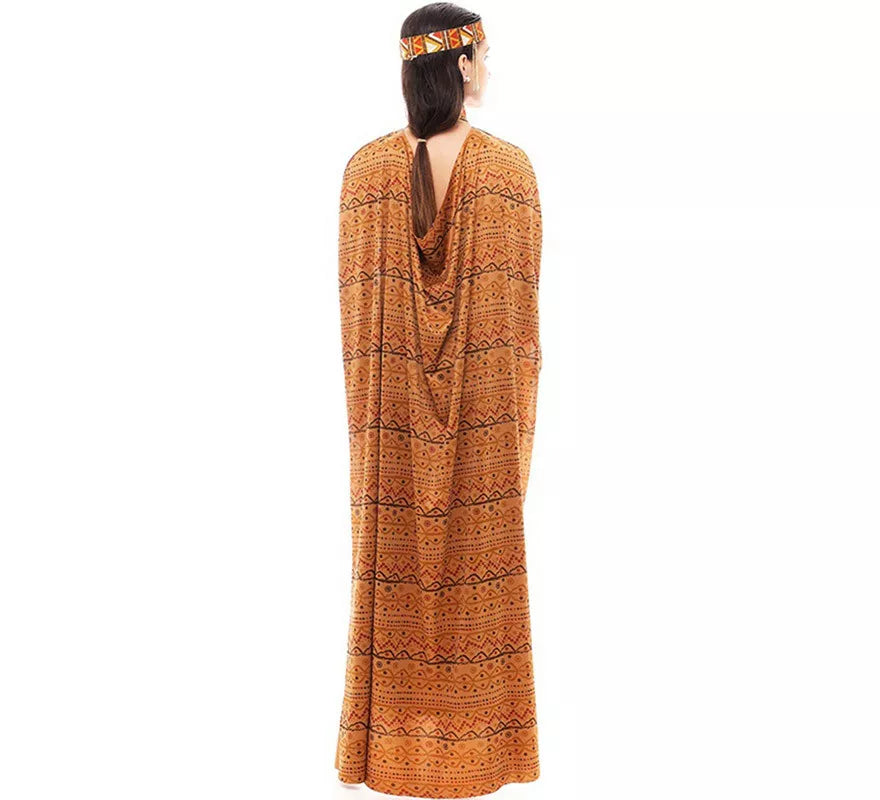 Translation missing: es.Disfraz de Tribal Africana amarillo y marrón para mujer