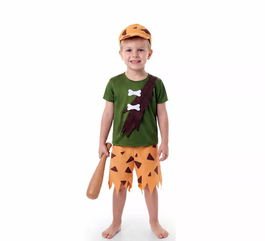 Translation missing: es.Disfraz de Troglodita con Gorra para niño