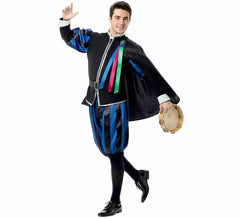 Disfraz de Tuno azul con Capa para hombre