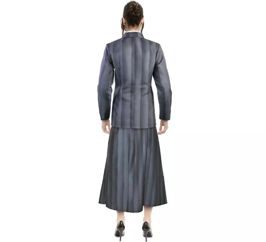 Translation missing: es.Disfraz de Uniforme Escolar Gótico a rayas para mujer