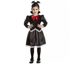 Disfraz de Vampira Gótica oscura para niña