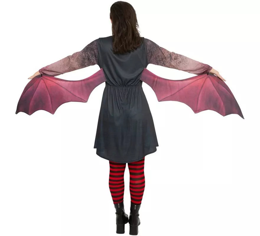 Translation missing: es.Disfraz de Vampira oscura con alas para mujer