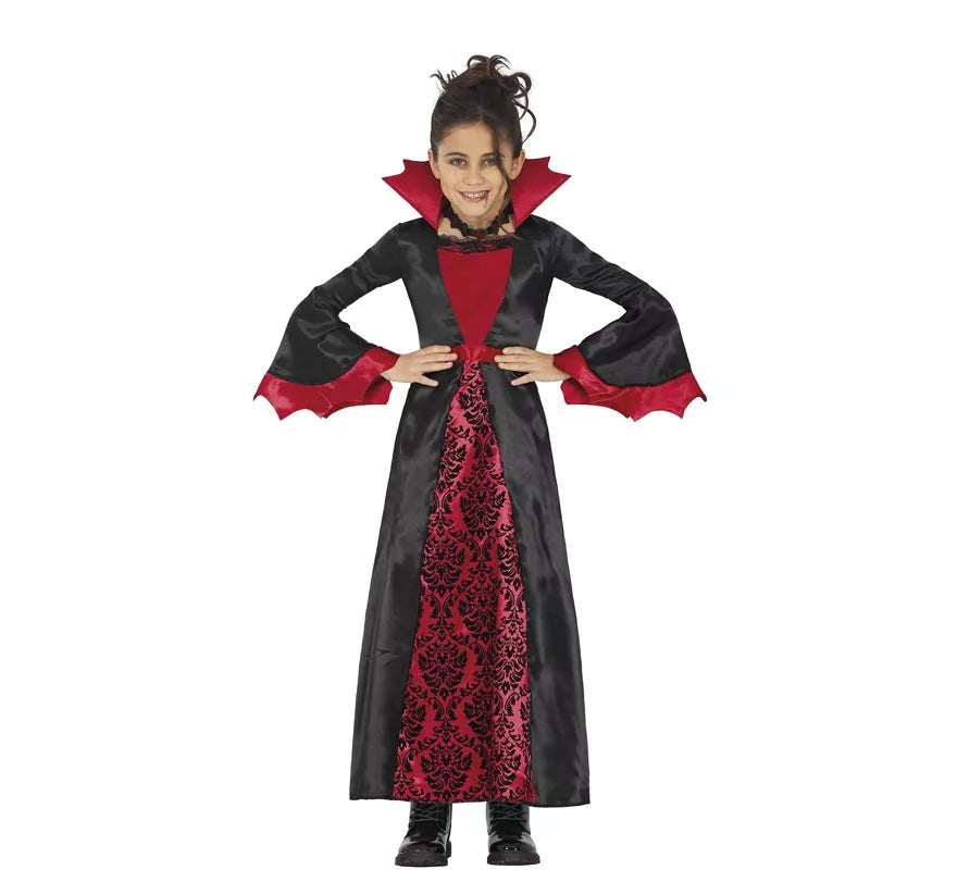 Translation missing: es.Disfraz de Vampiresa burdeos para niña
