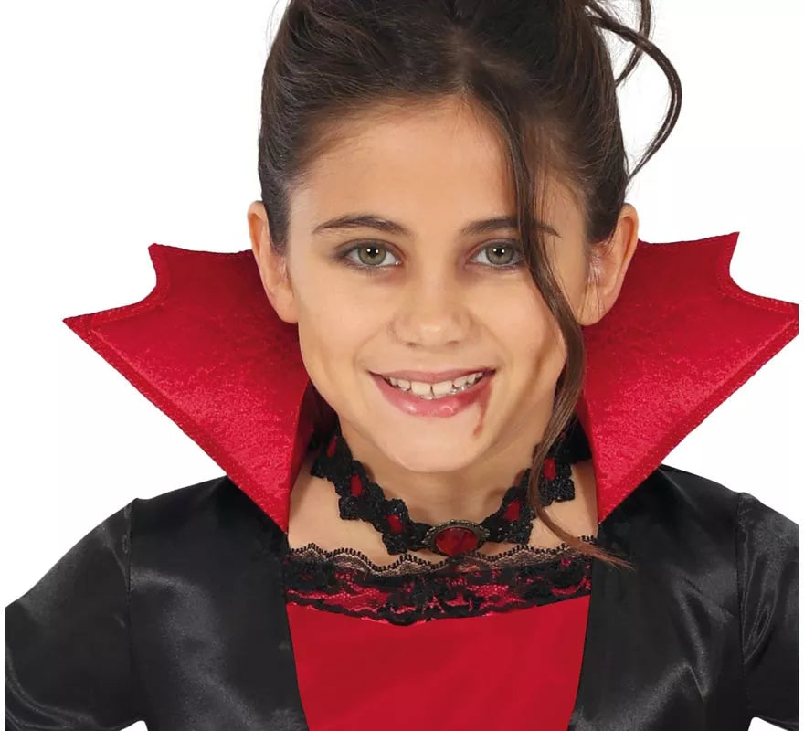 Translation missing: es.Disfraz de Vampiresa burdeos para niña