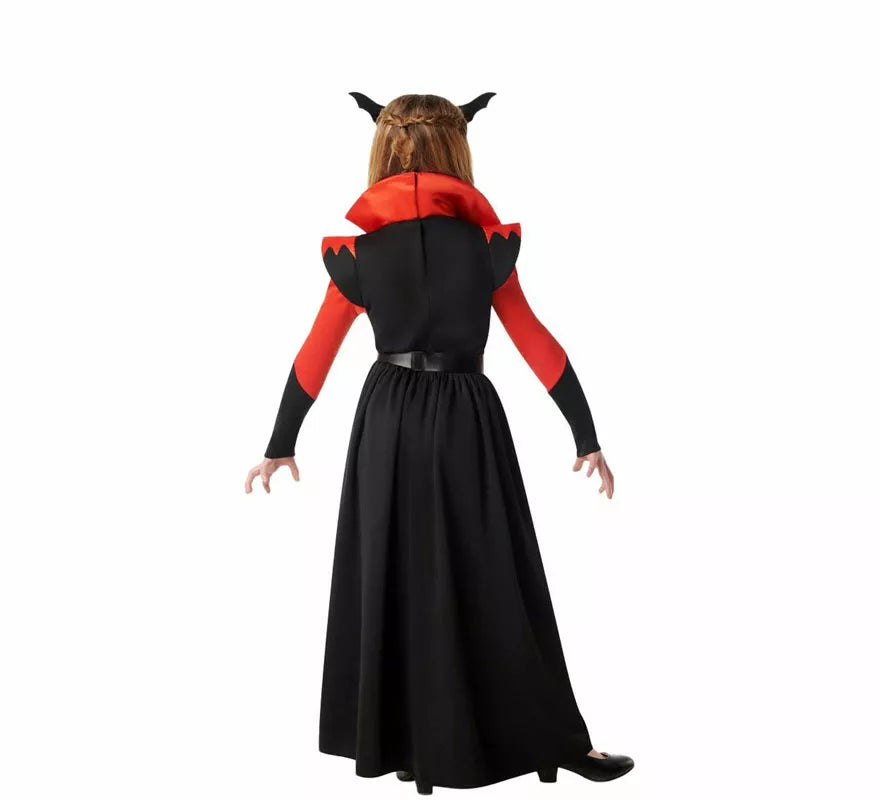 Translation missing: es.Disfraz de Vampiresa con Diadema para niña