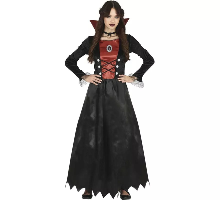 Translation missing: es.Disfraz de Vampiresa de Época para adolescente