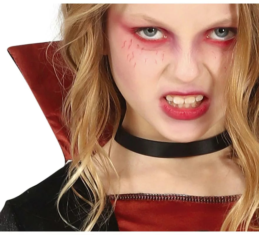 Translation missing: es.Disfraz de Vampiresa de Época para niña