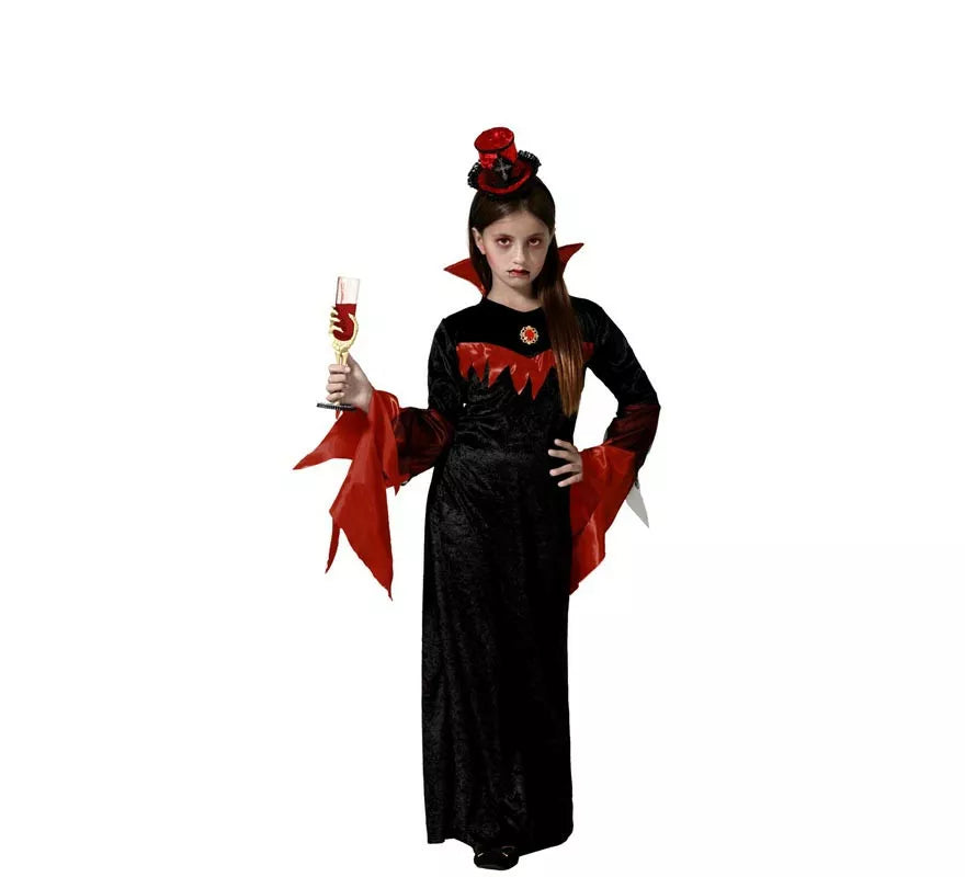 Translation missing: es.Disfraz de Vampiresa Elegante para niña