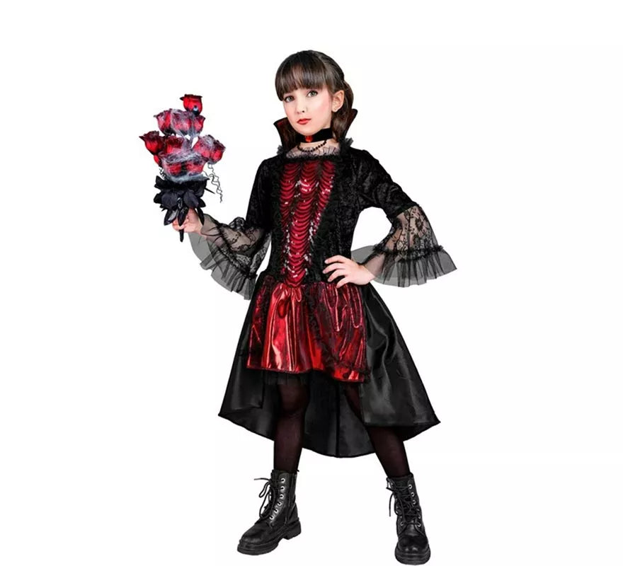 Translation missing: es.Disfraz de Vampiresa Elegante para niña