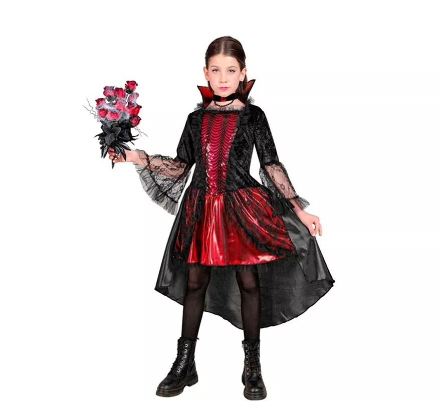 Translation missing: es.Disfraz de Vampiresa Elegante para niña