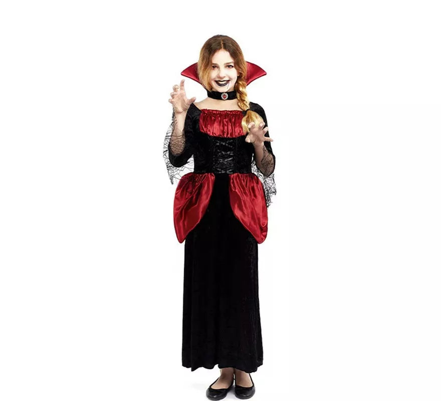 Translation missing: es.Disfraz de Vampiresa Gótica para niña