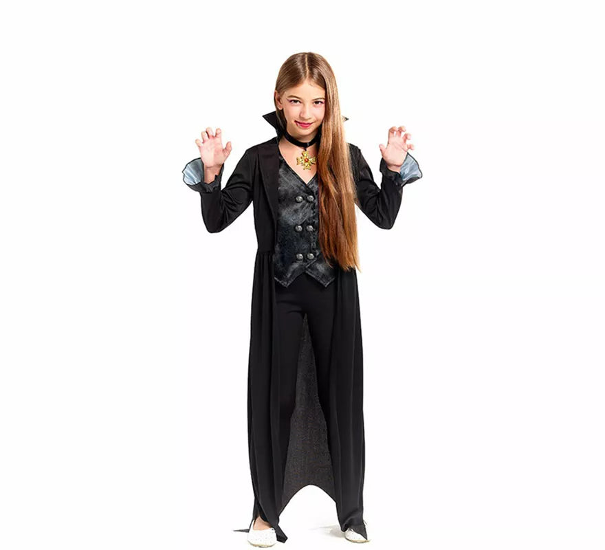 Translation missing: es.Disfraz de Vampiresa Gótica para niña
