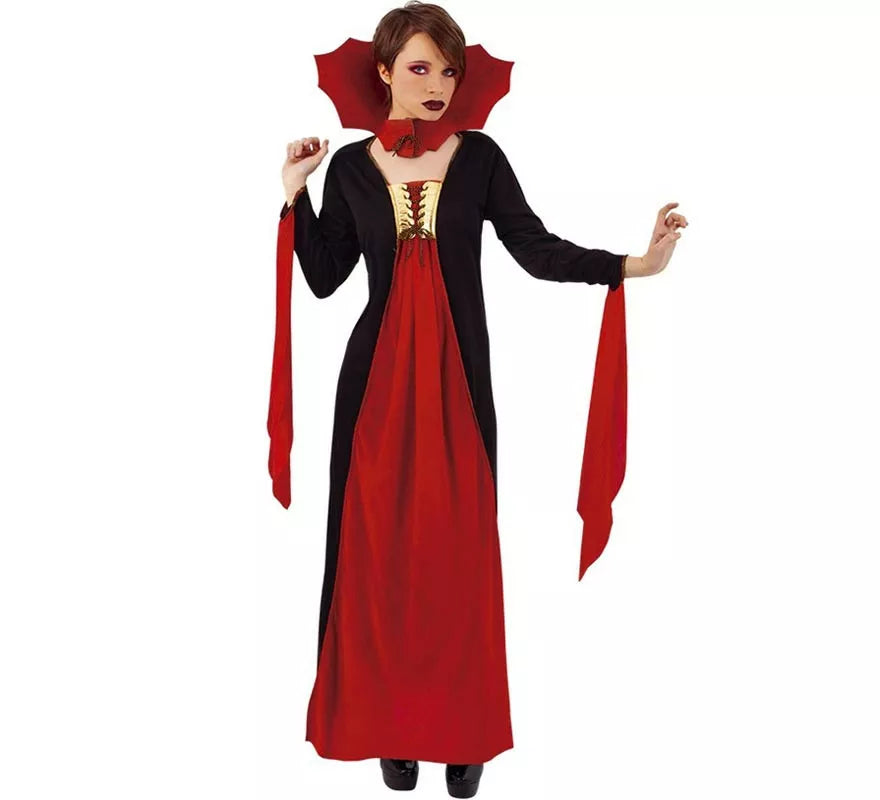Translation missing: es.Disfraz de Vampiresa Gótica Roja para mujer