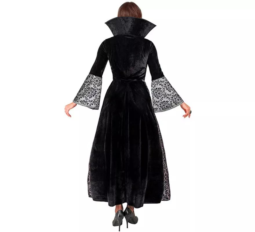 Translation missing: es.Disfraz de Vampiresa gris y negra para mujer