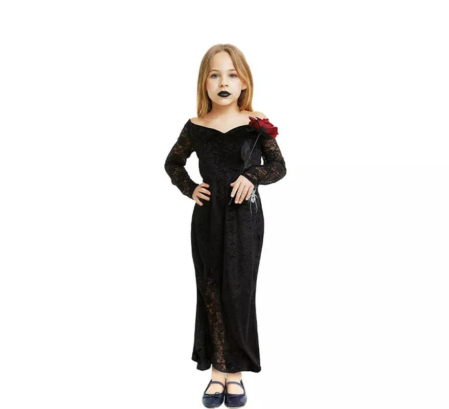 Translation missing: es.Disfraz de Vampiresa Madre Tenebrosa para niña