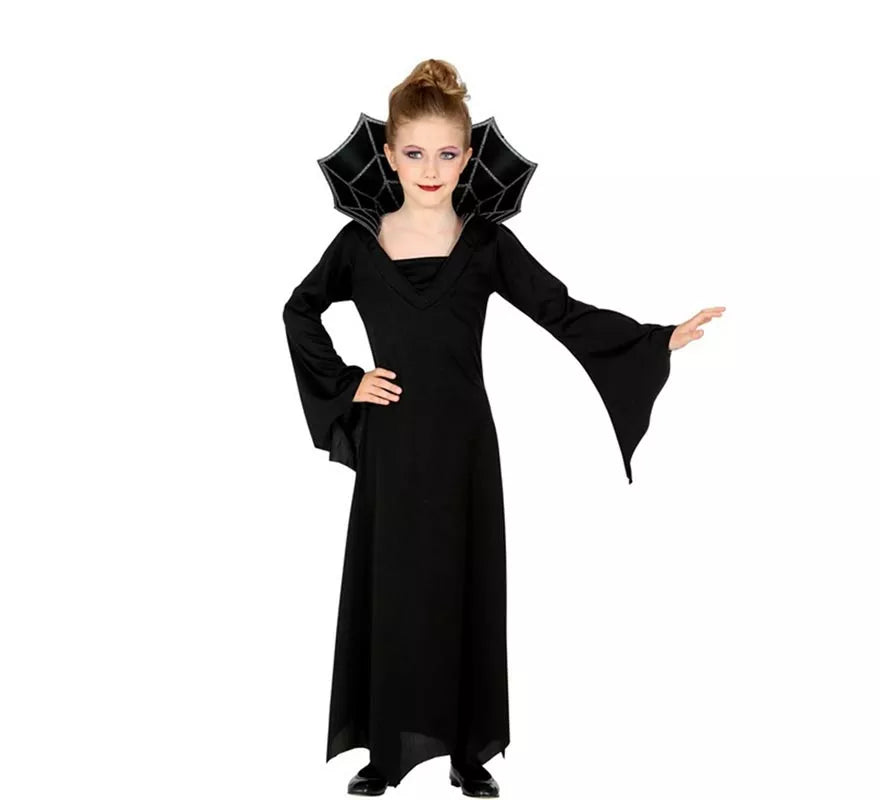 Translation missing: es.Disfraz de Vampiresa negro para niña