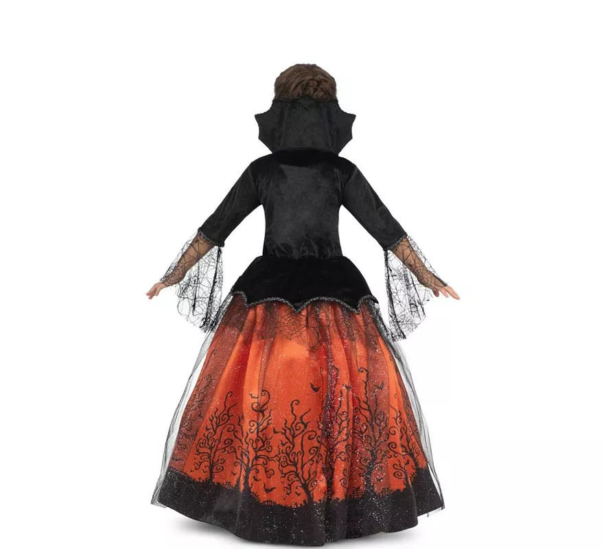 Translation missing: es.Disfraz de Vampiresa Reina de Halloween para niña