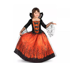 Disfraz de Vampiresa Reina de Halloween para niña