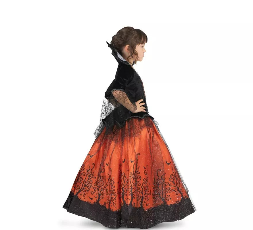 Translation missing: es.Disfraz de Vampiresa Reina de Halloween para niña