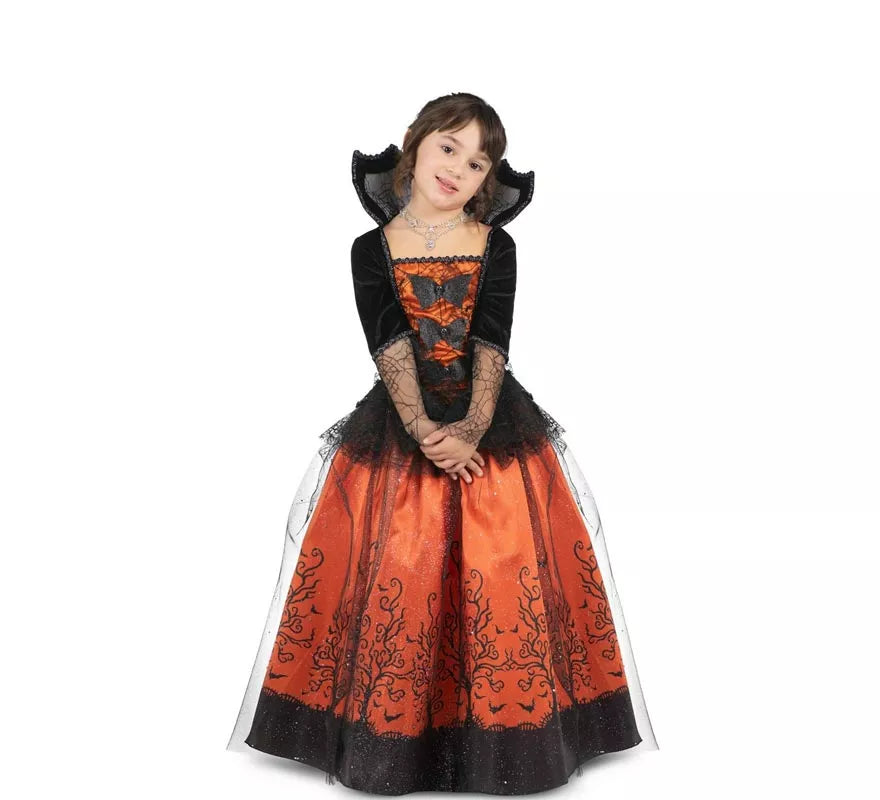 Translation missing: es.Disfraz de Vampiresa Reina de Halloween para niña