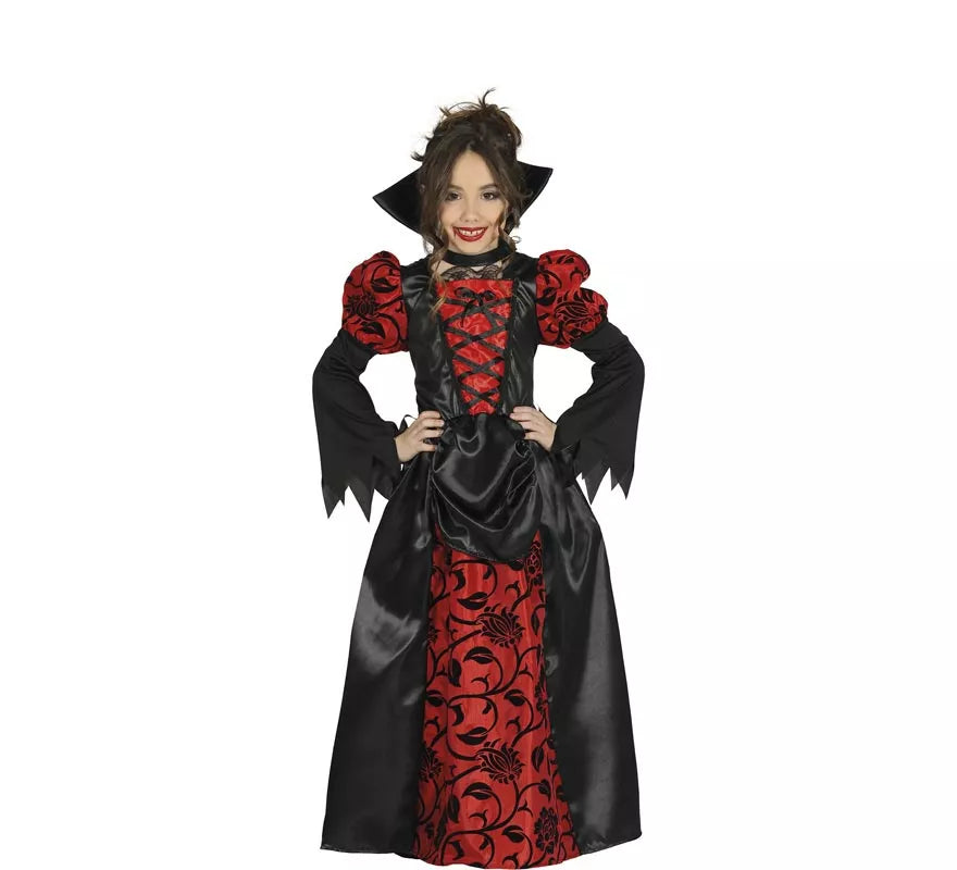 Translation missing: es.Disfraz de Vampiresa Roja para niña