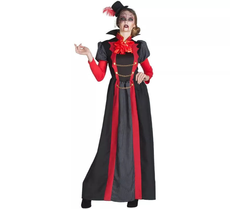 Translation missing: es.Disfraz de Vampiresa Victoriana Roja para mujer