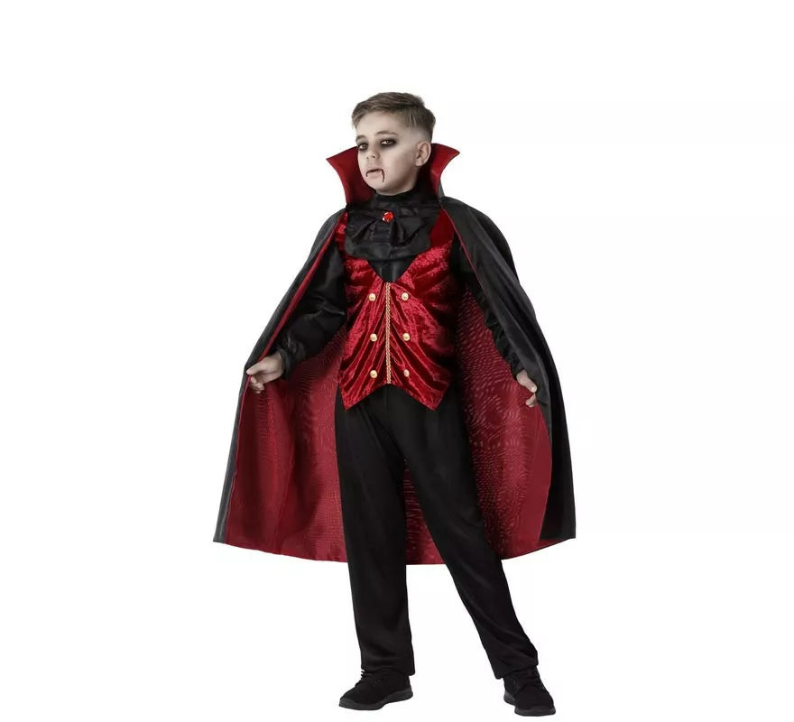 Translation missing: es.Disfraz de Vampiro Borgoña para niño
