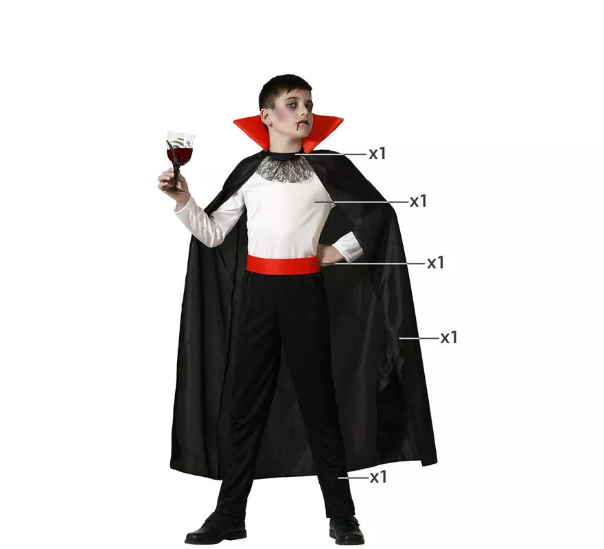 Translation missing: es.Disfraz de Vampiro Clásico para niño
