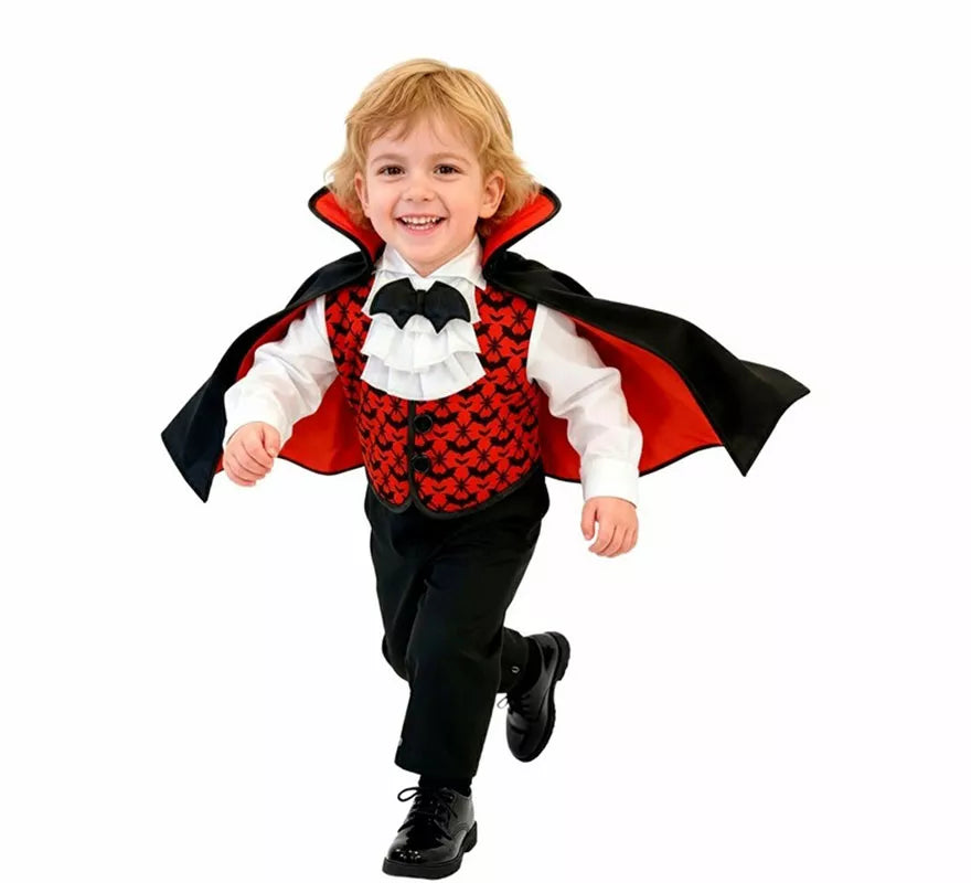 Disfraz de Vampiro con Estampado para bebé