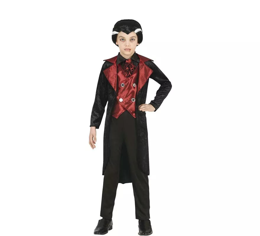 Translation missing: es.Disfraz de Vampiro Elegante con chaleco para niño