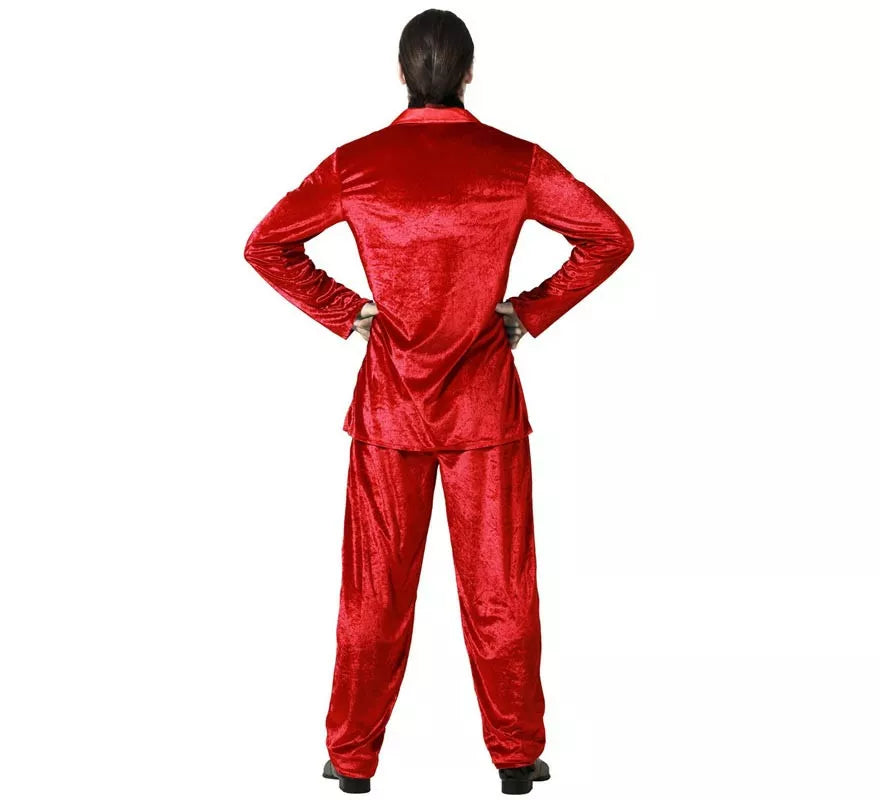 Translation missing: es.Disfraz de Vampiro Elegante Rojo para hombre