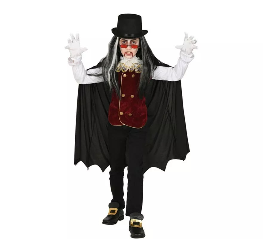 Translation missing: es.Disfraz de Vampiro Gótico para niño