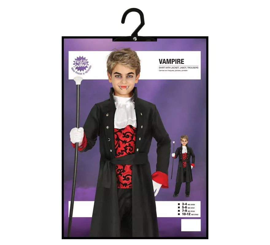 Translation missing: es.Disfraz de Vampiro Gótico para niño