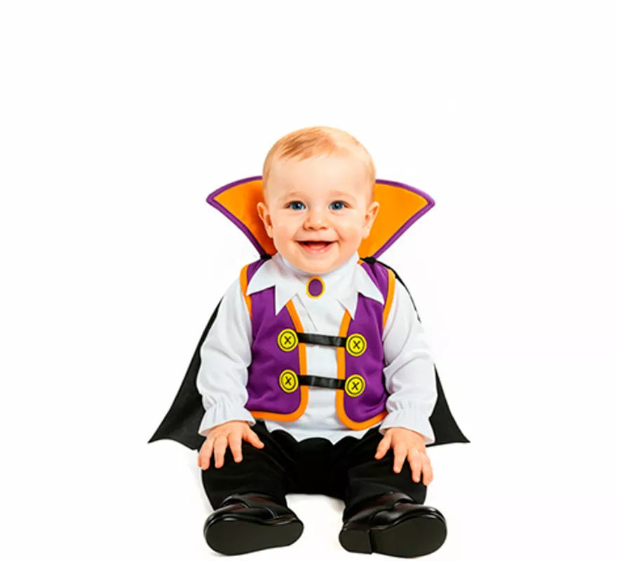 Translation missing: es.Disfraz de Vampiro Morado para niño y bebé