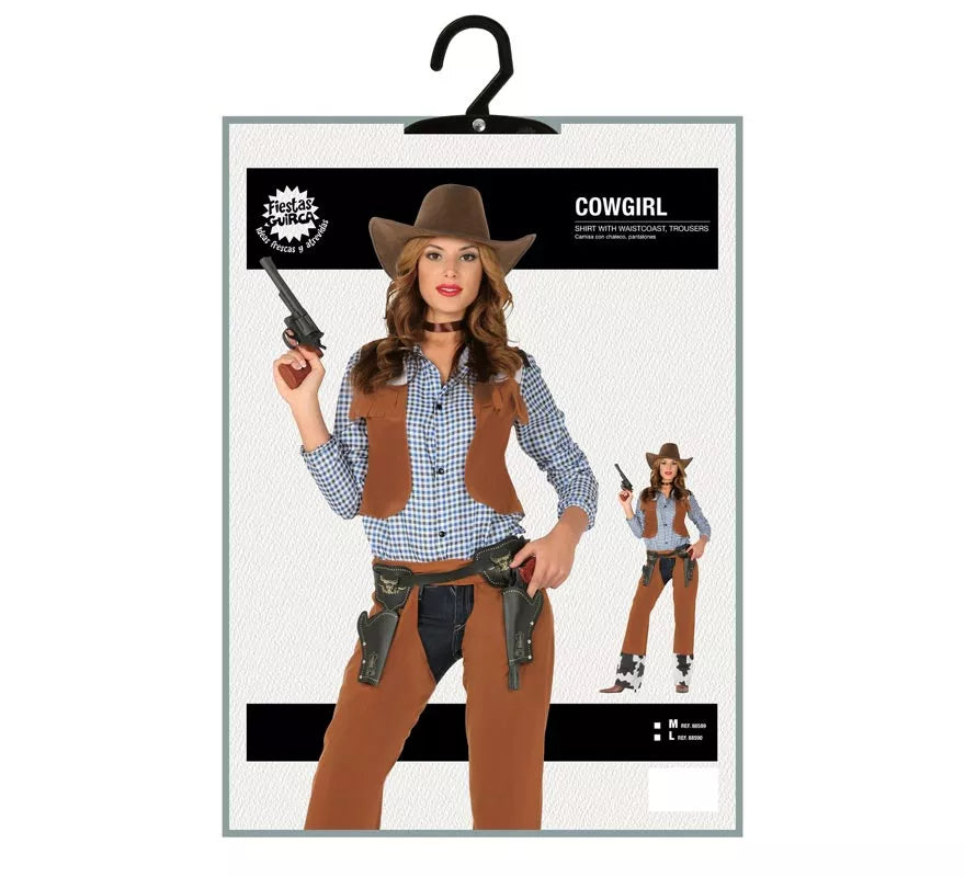 Translation missing: es.Disfraz de Vaquera con Chaleco para mujer