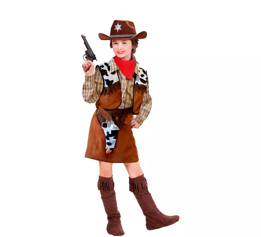 Translation missing: es.Disfraz de Vaquera Cowboy para niña