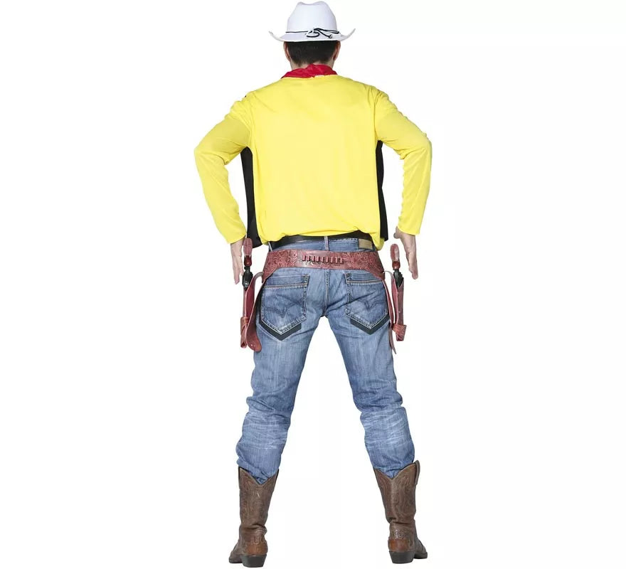 Translation missing: es.Disfraz de Vaquero amarillo para hombre