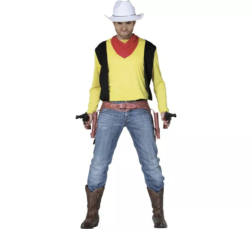 Translation missing: es.Disfraz de Vaquero amarillo para hombre
