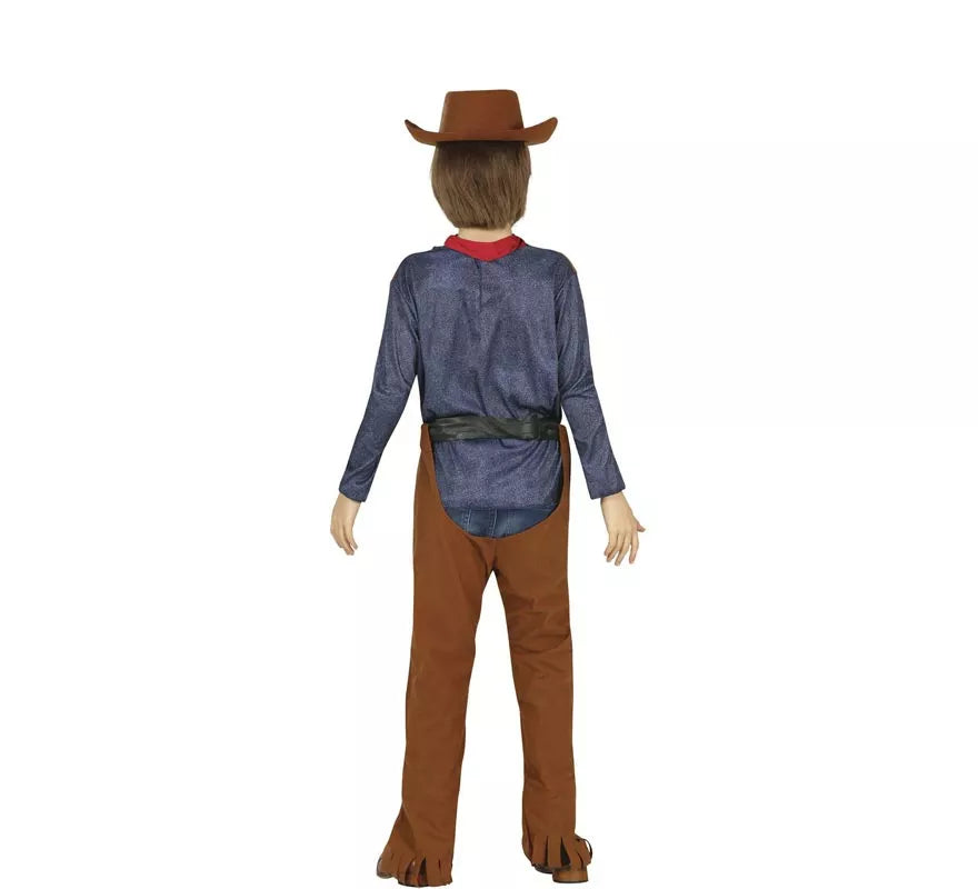 Translation missing: es.Disfraz de Vaquero Clásico con chaleco para niño