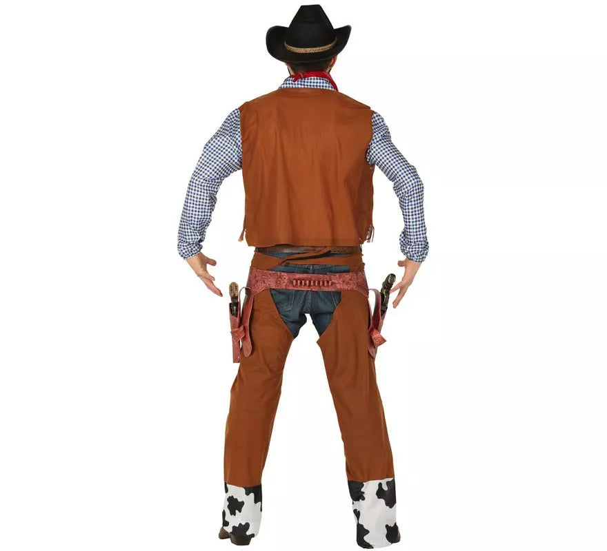 Disfraz de Vaquero con Chaleco para hombre