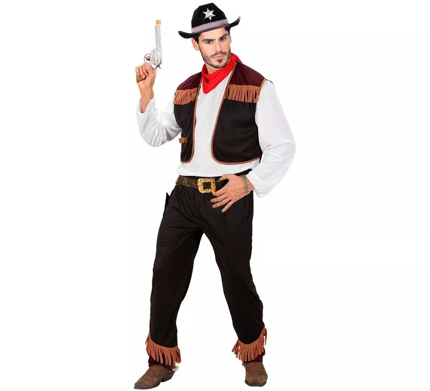 Translation missing: es.Disfraz de Vaquero con Chaleco para hombre
