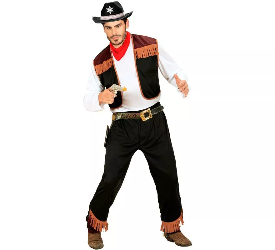 Translation missing: es.Disfraz de Vaquero con Chaleco para hombre
