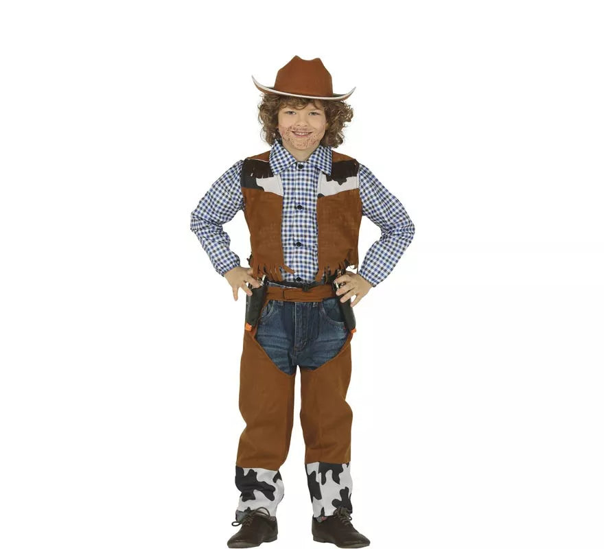 Disfraz de Vaquero con Chaleco para niños