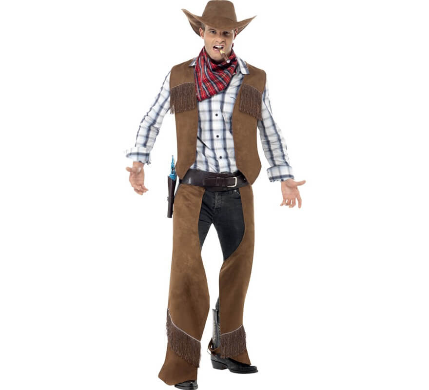 Translation missing: es.Disfraz de Vaquero con Flecos para hombre