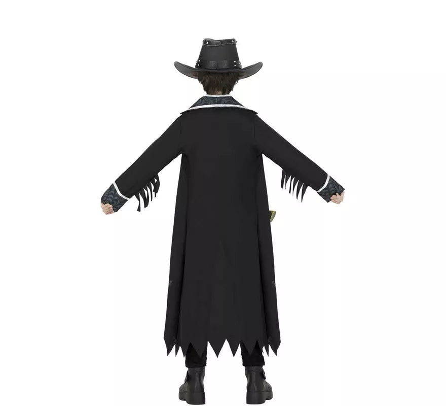 Translation missing: es.Disfraz de Vaquero Gótico para niño