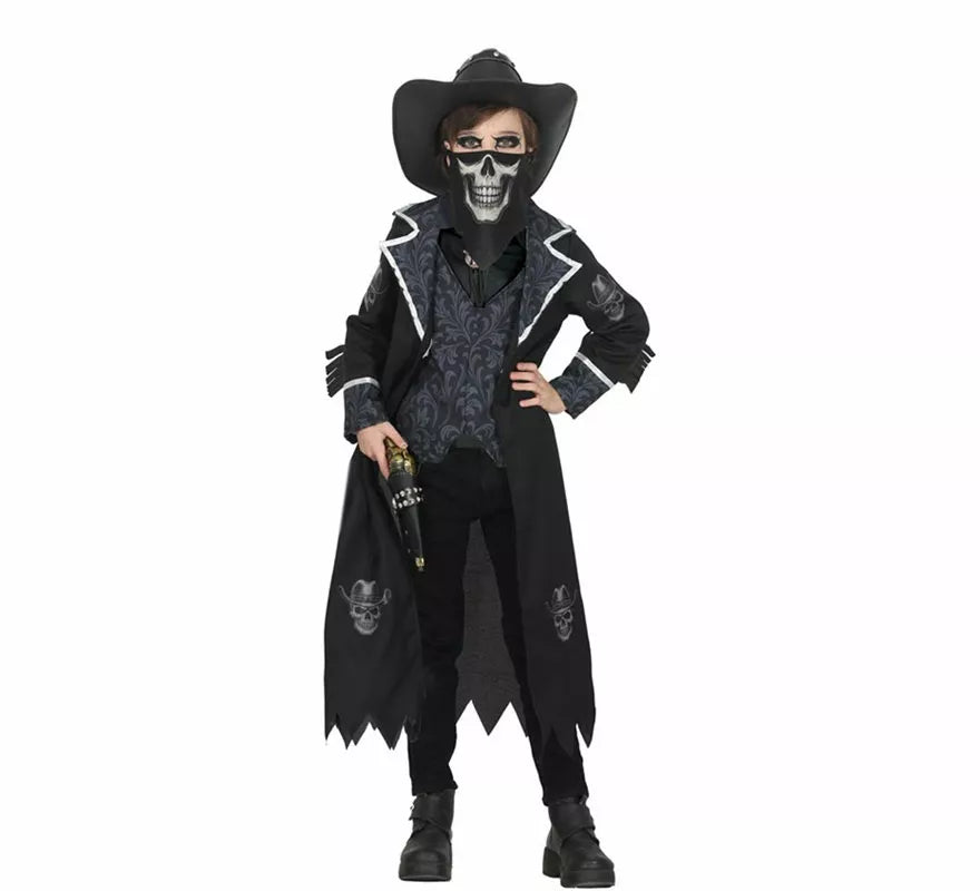 Translation missing: es.Disfraz de Vaquero Gótico para niño