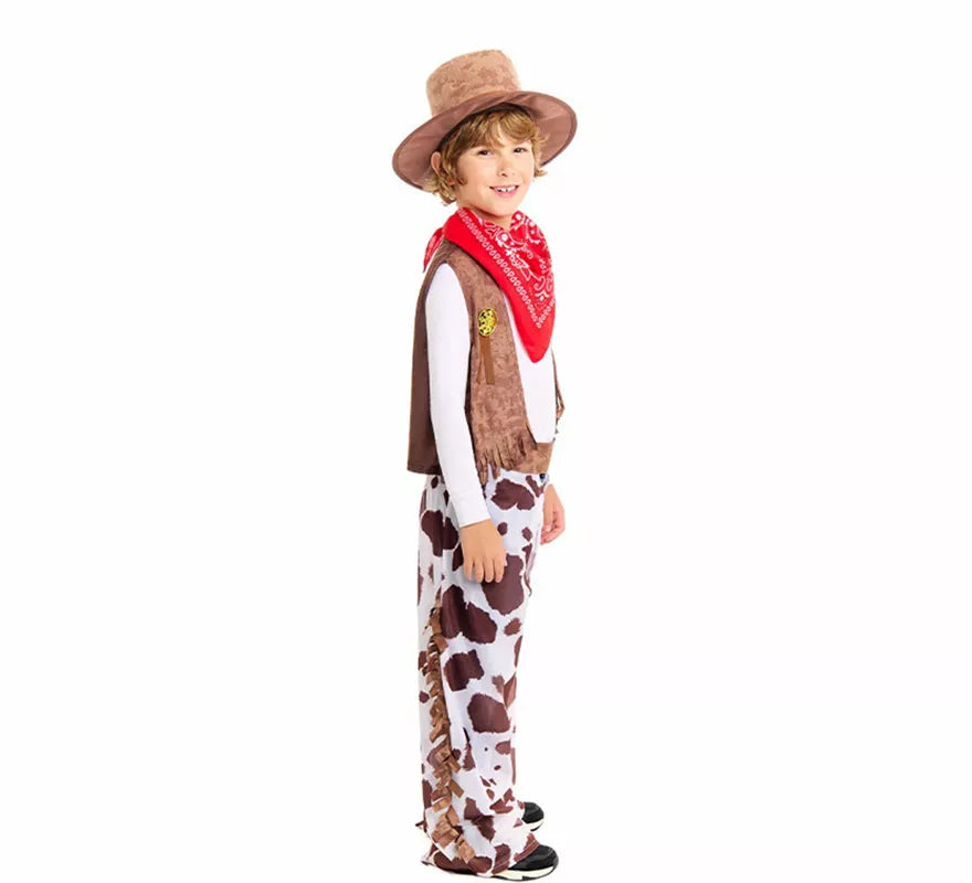 Translation missing: es.Disfraz de Vaquero Oeste con Zahones para niño