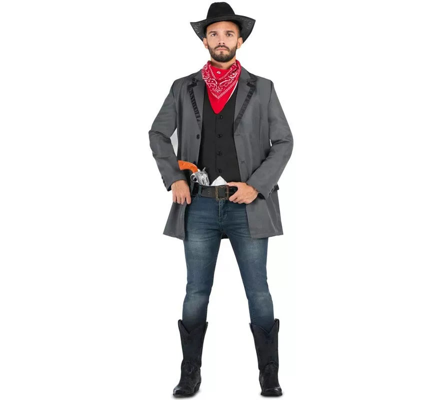 Translation missing: es.Disfraz de Vaquero Pistolero rebelde para hombre