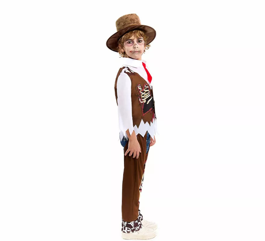Translation missing: es.Disfraz de Vaquero Zombie para niño